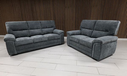Gretal Leather Sofa Suite - Comfort Furniture