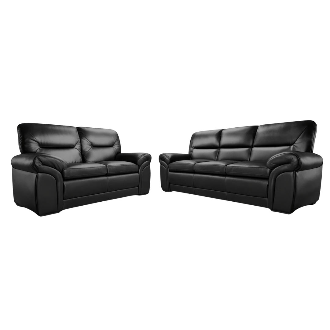 Gretal Leather Sofa Suite - Comfort Furniture