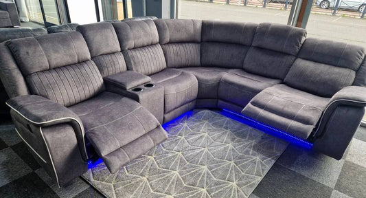 Hannah Big Electric Recliner Sofa - Comfort Furniture