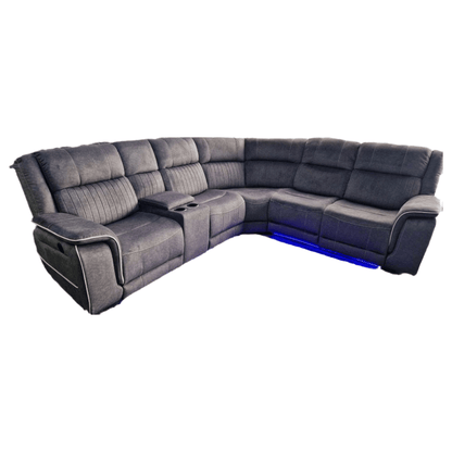 Hannah Electric Recliner Corner Sofa - Comfort Furniture