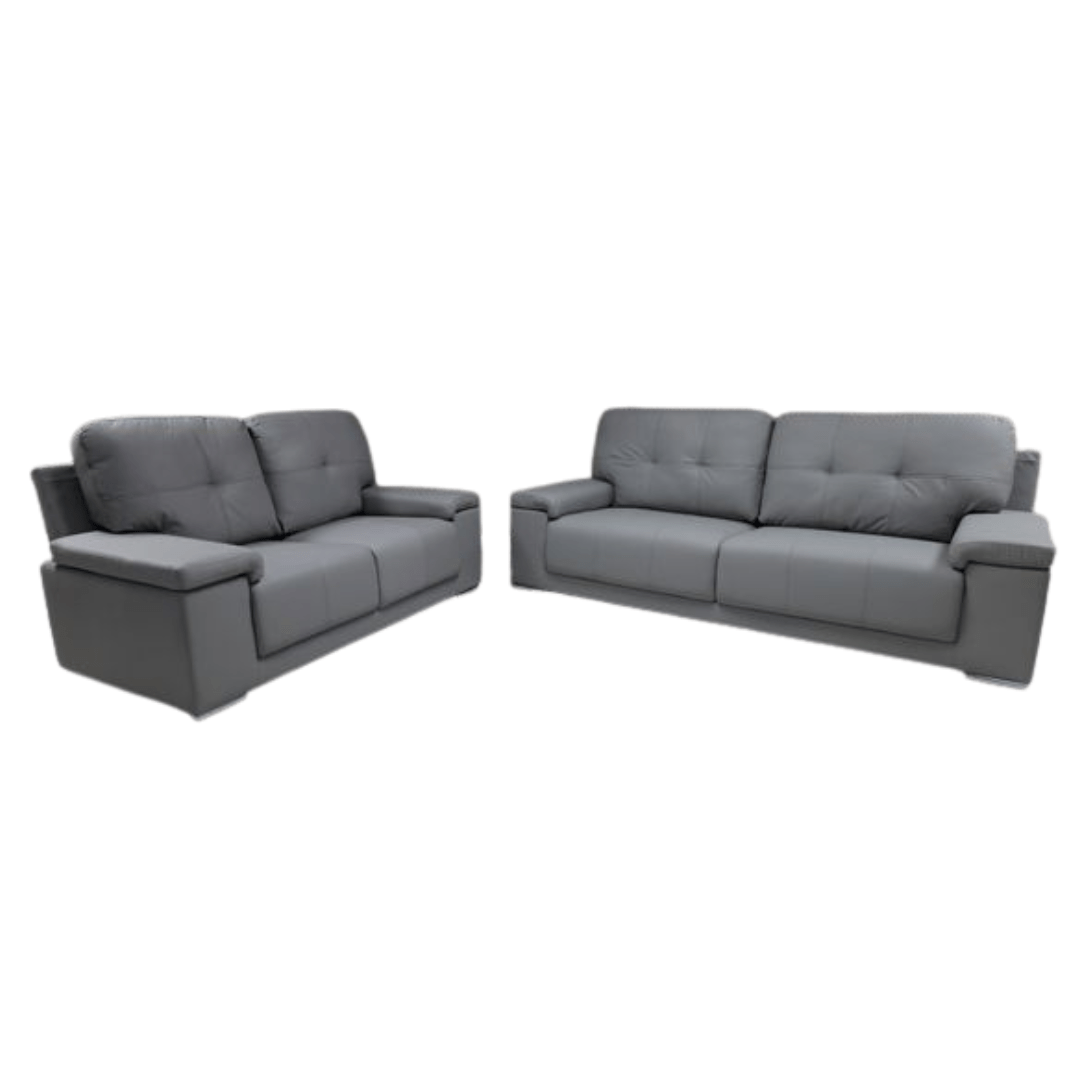 Hanson Leather Sofa Suite - Comfort Furniture