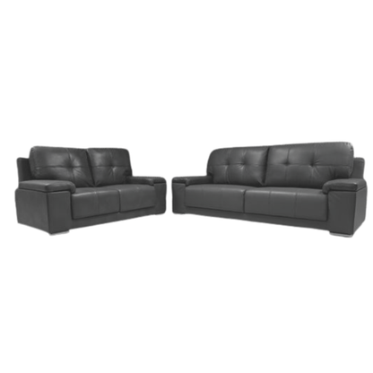 Hanson Leather Sofa Suite - Comfort Furniture