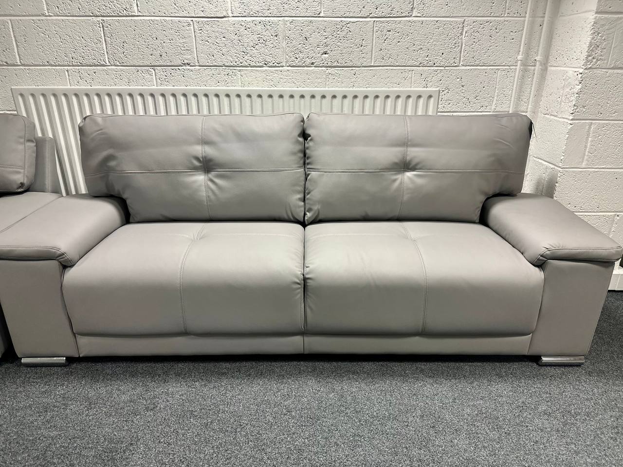 Hanson Leather Sofa Suite - Comfort Furniture