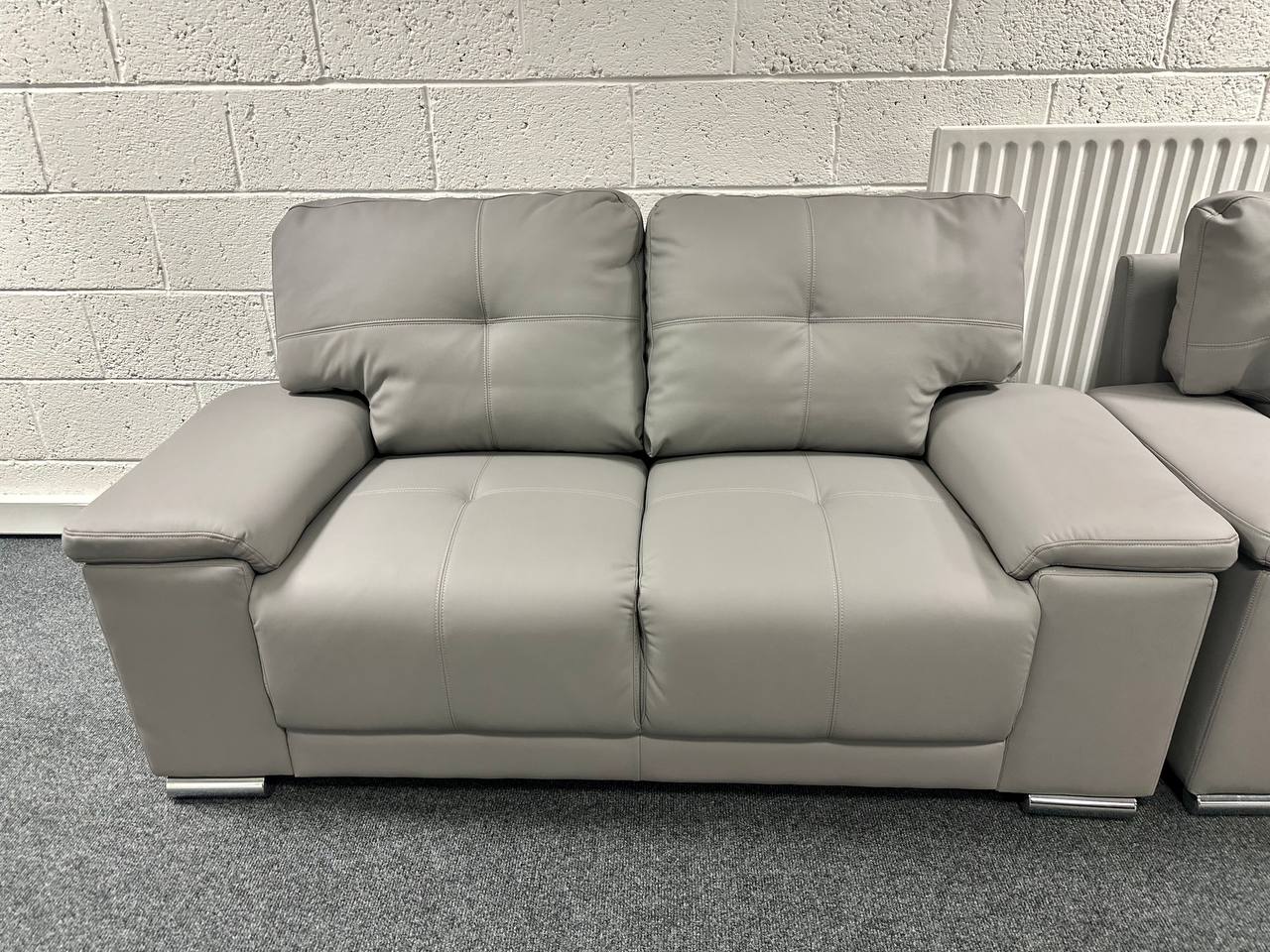 Hanson Leather Sofa Suite - Comfort Furniture