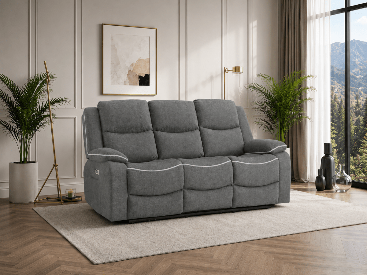 Harald Sofa Suite Electric Recliner - Comfort Furniture