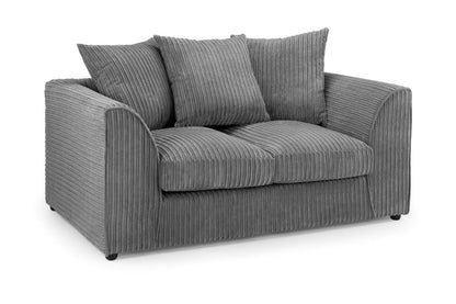 Harley Jumbo Sofa Grey 2 Seater - Comfort Furniture