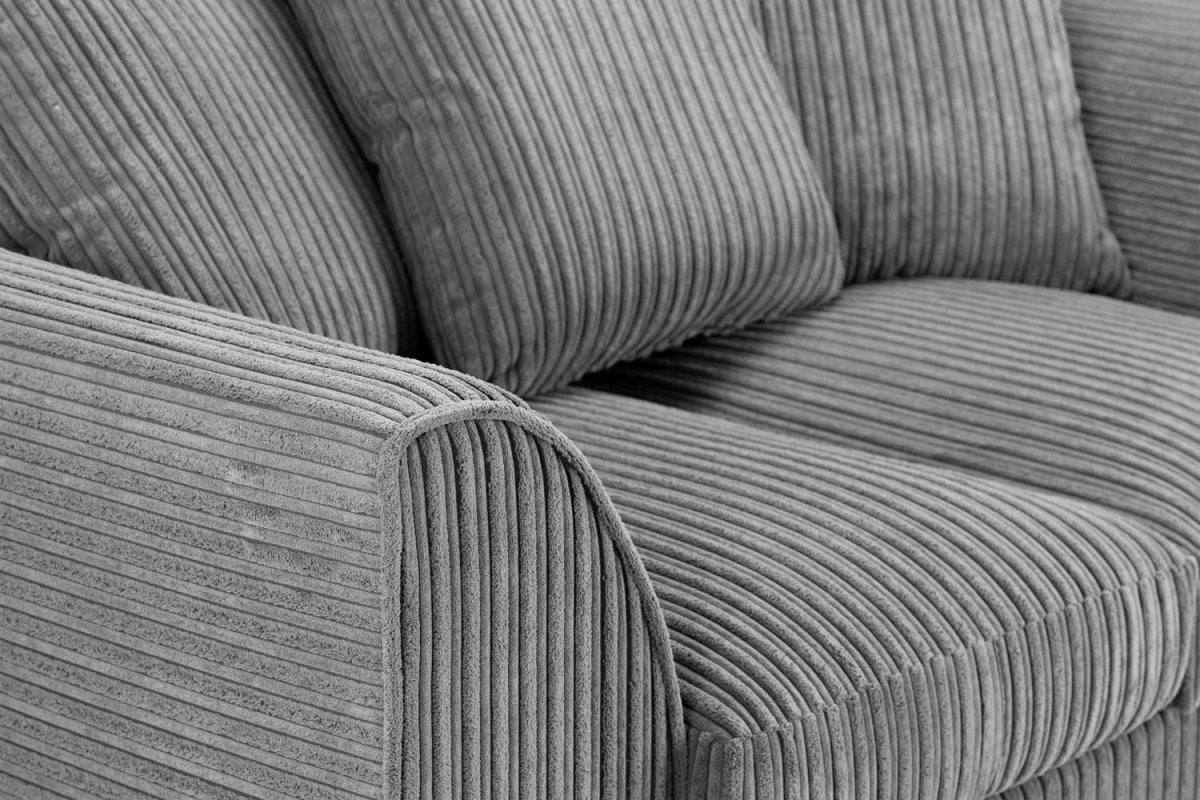 Harley Jumbo Sofa Grey 3+2 Set - Comfort Furniture