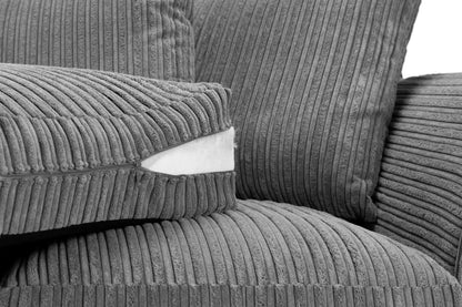 Harley Jumbo Sofa Grey 3+2 Set - Comfort Furniture
