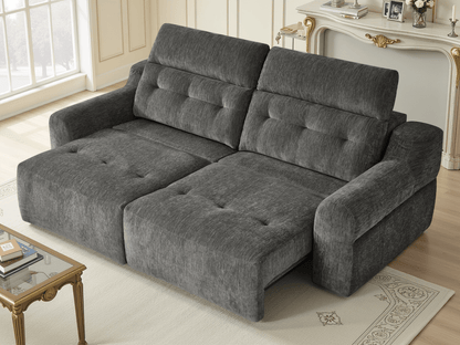 Harrison Electric Sofa Charcoal - Comfort Furniture