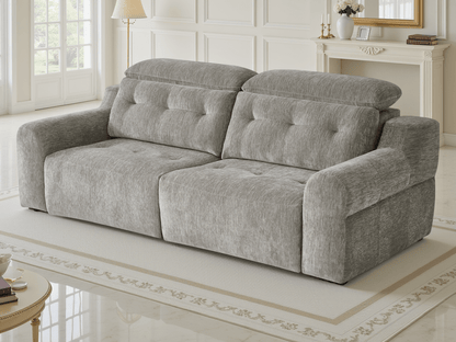 Harrison Electric Sofa Grey - Comfort Furniture