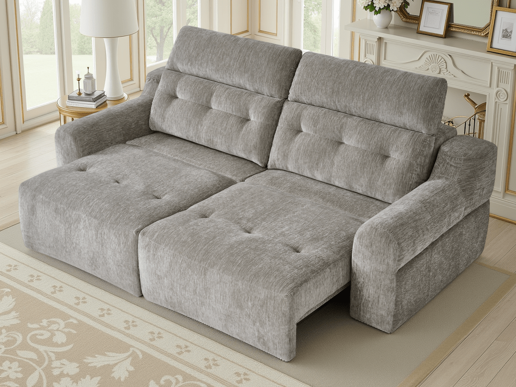 Harrison Electric Sofa Grey - Comfort Furniture