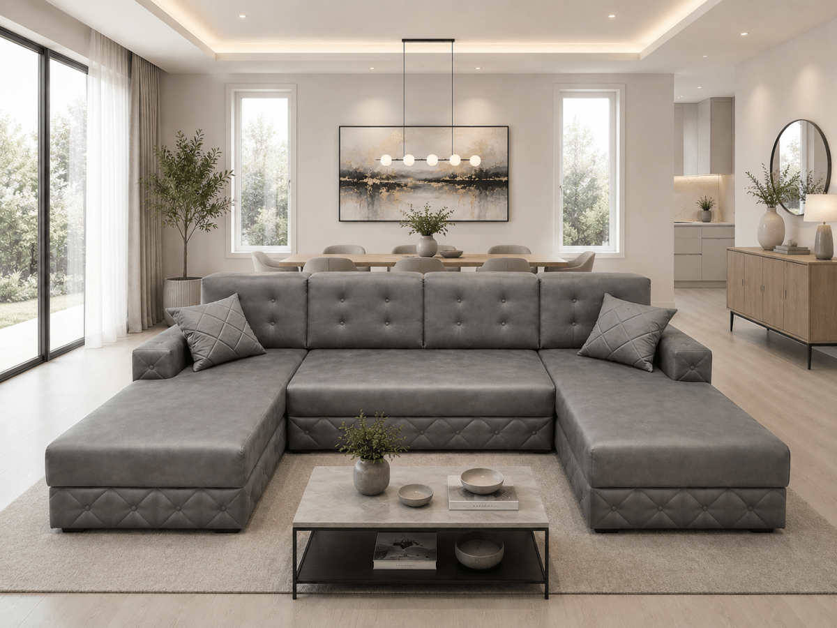 Harry Lux U-Shape Sofa -bed - Comfort Furniture