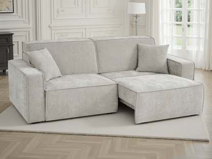 Houston Electric Sofabed Beige 3 Seater - Comfort Furniture