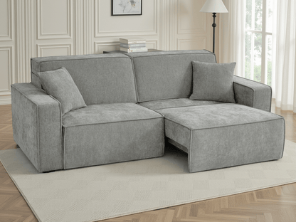 Houston Electric Sofabed Grey 3 Seater - Comfort Furniture