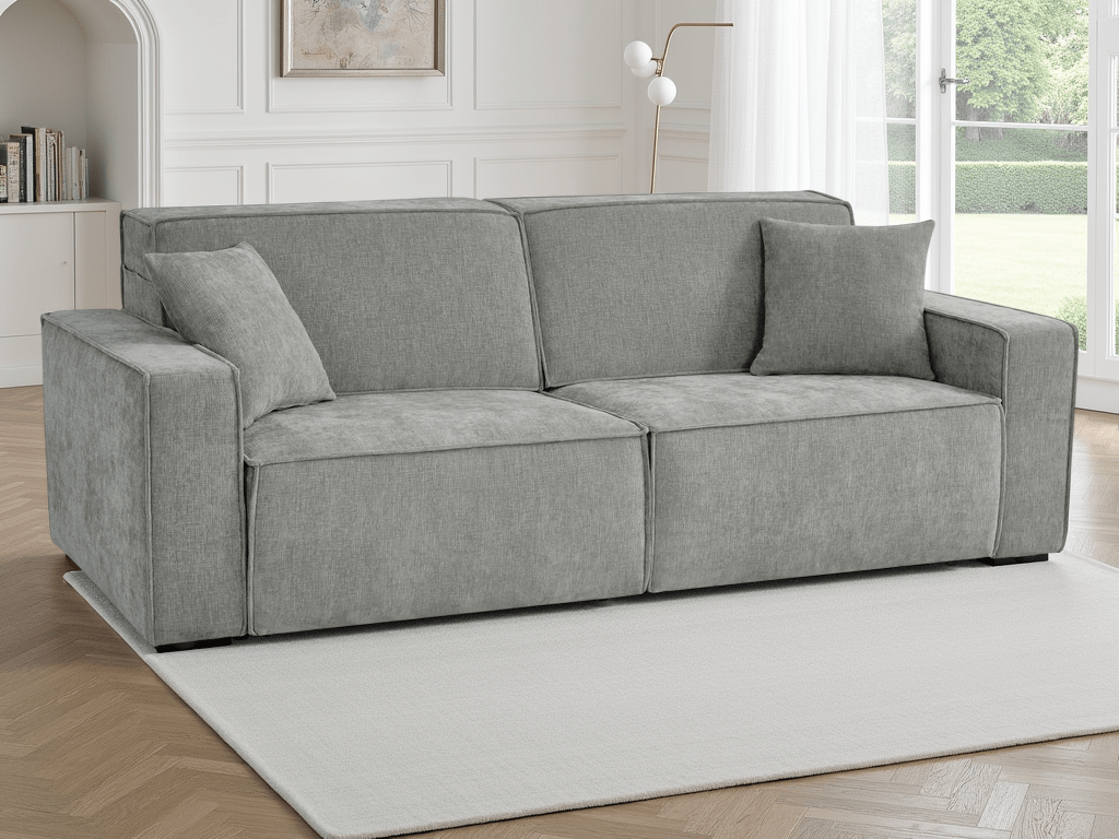 Houston Electric Sofabed Grey 3 Seater - Comfort Furniture