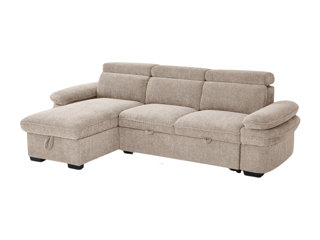 Hudson Universal Corner Sofa Bed with Storage - Comfort Furniture