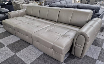Isaac Leather Sofa Bed - Comfort Furniture