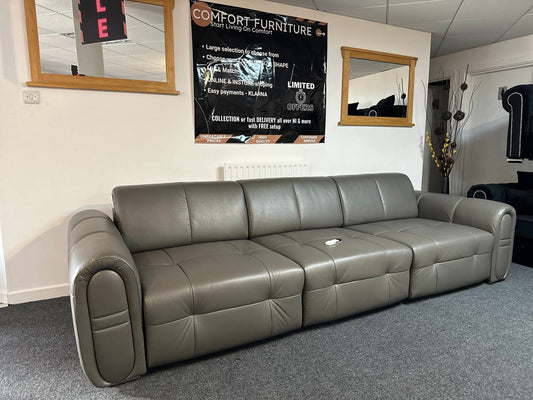 Isaac Leather Sofa Bed - Comfort Furniture