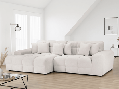 Jacob Sofa Beige Left Hand Facing Corner - Comfort Furniture