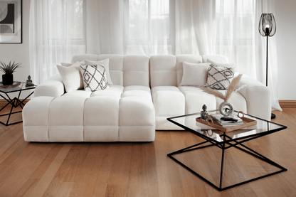 Jacob Sofa Beige Left Hand Facing Corner - Comfort Furniture