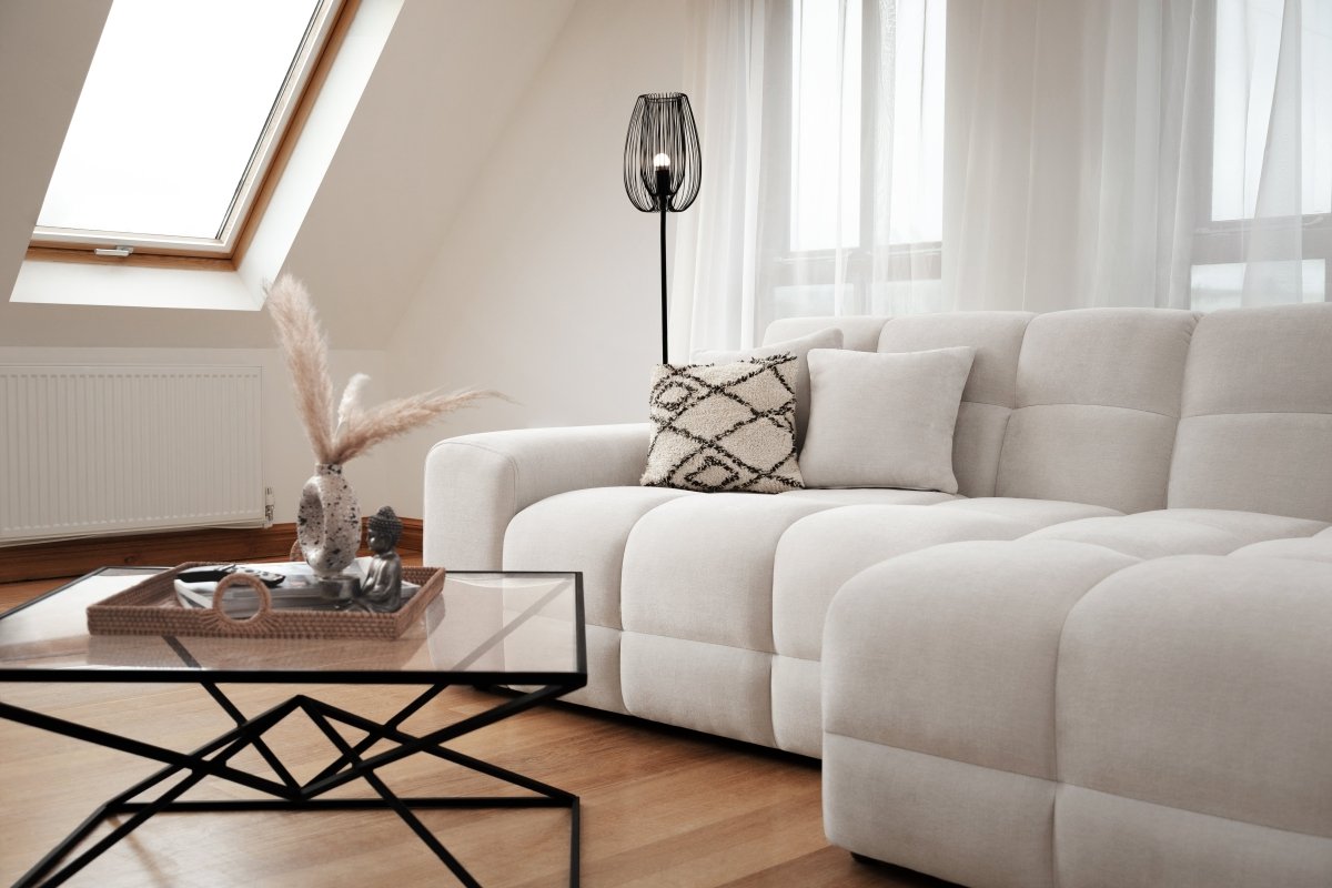 Jacob Sofa Beige Right Hand Facing Corner - Comfort Furniture
