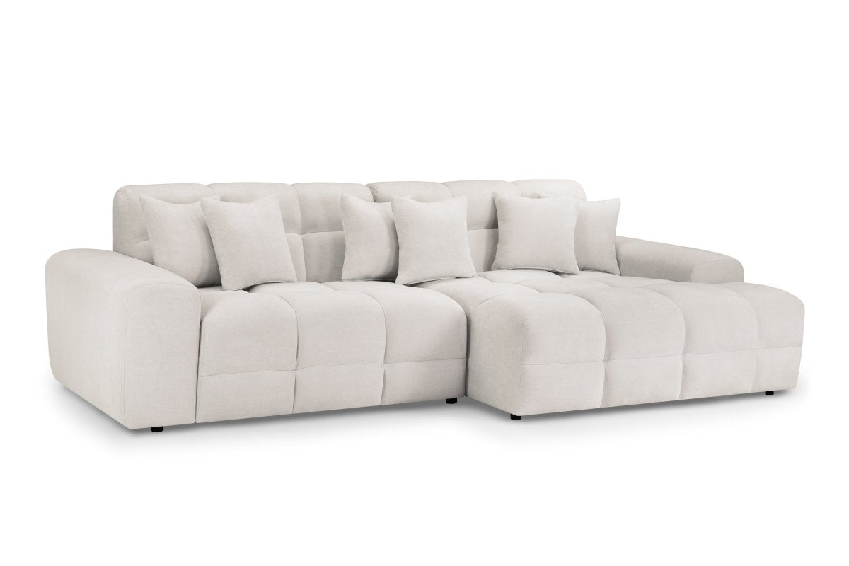 Jacob Sofa Beige Right Hand Facing Corner - Comfort Furniture