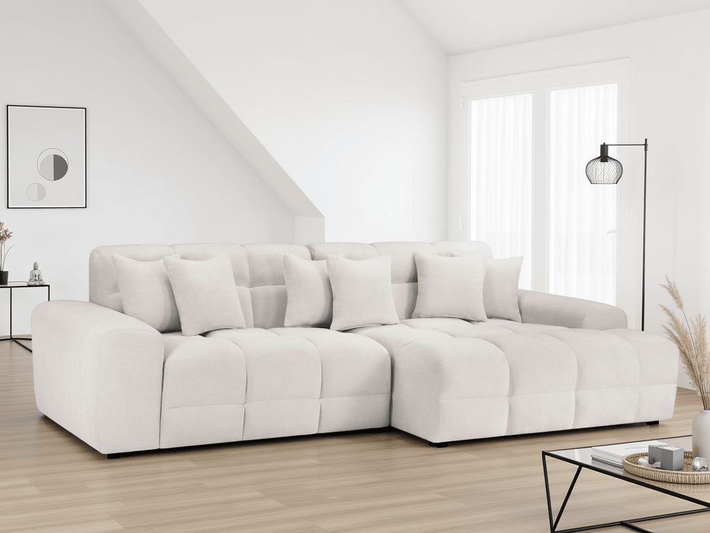 Jacob Sofa Beige Right Hand Facing Corner - Comfort Furniture