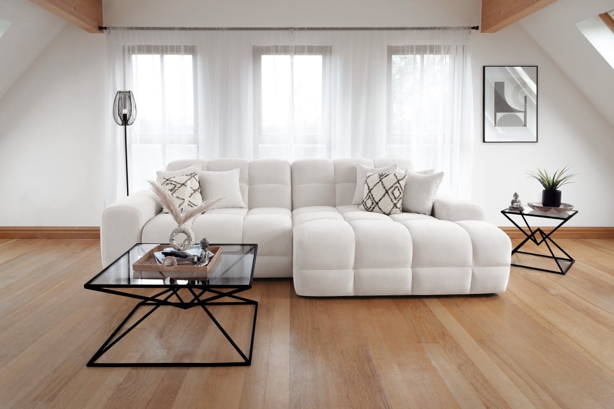 Jacob Sofa Beige Right Hand Facing Corner - Comfort Furniture