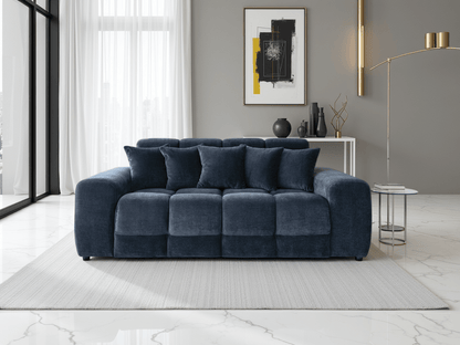 Jacob Sofa Black 3 Seater - Comfort Furniture