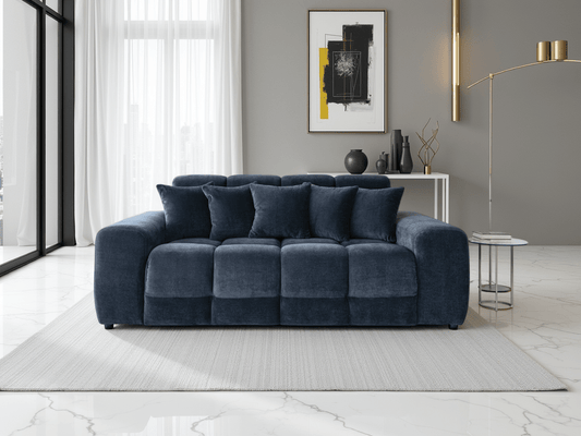 Jacob Sofa Black 3 Seater – Black Fabric 3 Seater Sofa | Comfort Furniture