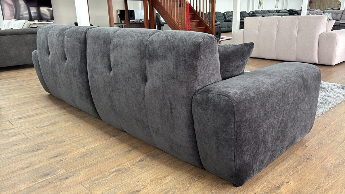 Jacob Sofa Black 4 Seater - Comfort Furniture