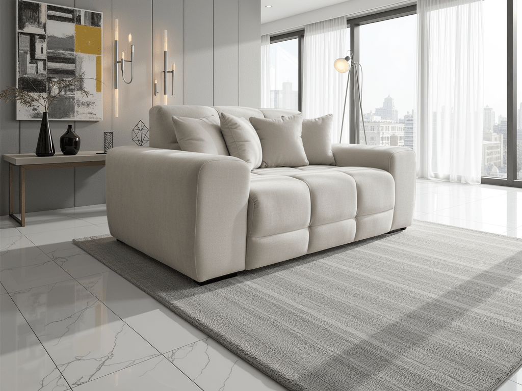 Jacob Sofa Natural 2 Seater - Comfort Furniture