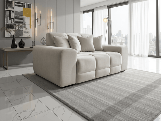 Jacob Sofa Natural 2 Seater – Natural Fabric 2 Seater Sofa | Comfort Furniture