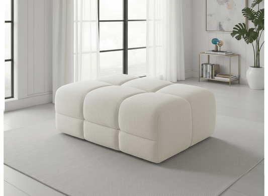 Jacob Sofa Natural Footstool – Matching Footstool for Jacob Range | Comfort Furniture