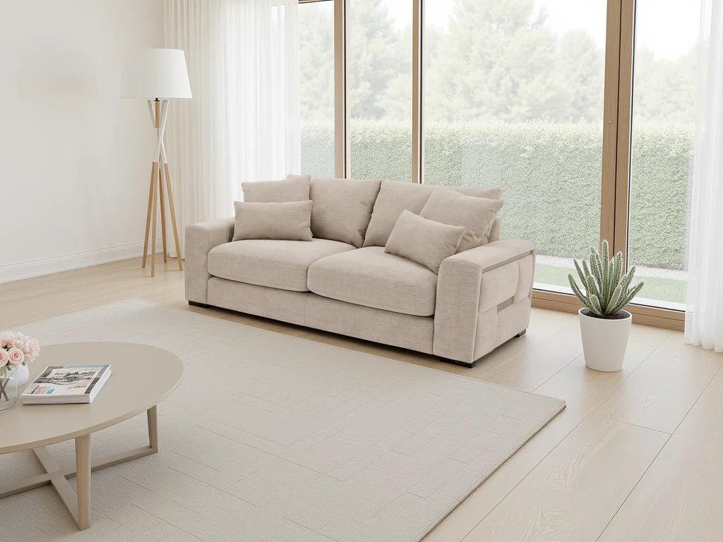 Jupiter Sofa Collection – 2 Seater & 3 Seater Fabric Sofas - Comfort Furniture