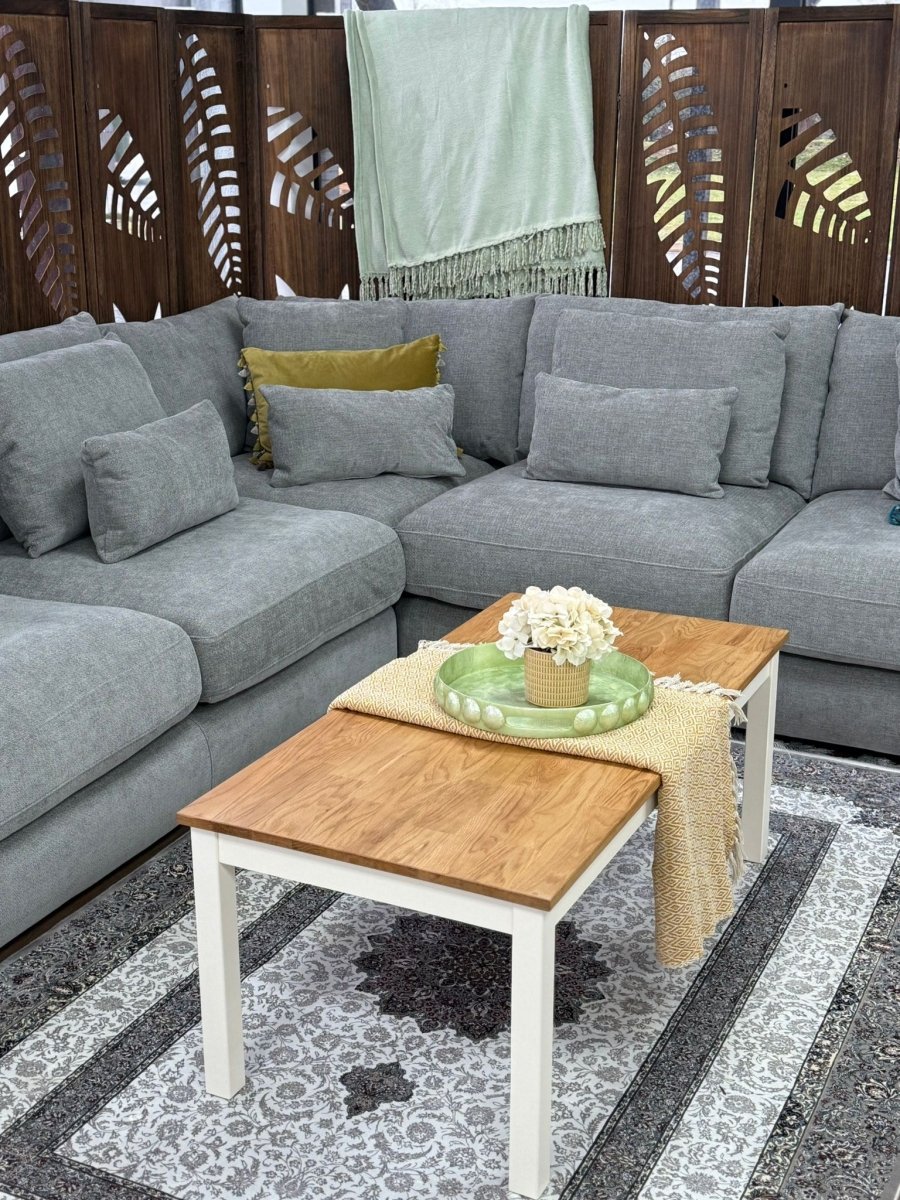 Jupiter Sofa Grey Large Corner - Comfort Furniture