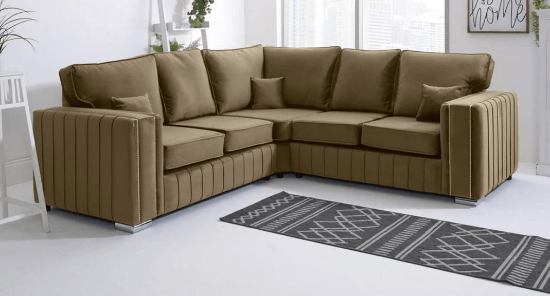 Layla Fullback Corner Sofas - Comfort Furniture