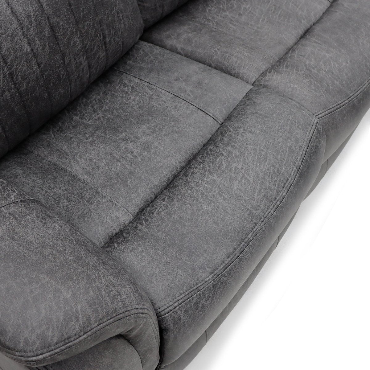 Leon Electric Recliner Sofa Grey Armchair - Comfort Furniture