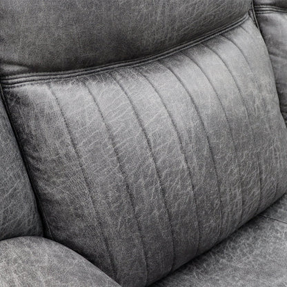 Leon Electric Recliner Sofa Grey Armchair - Comfort Furniture