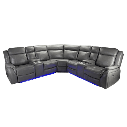 Lily leather electric recliner (BLACK FRIDAY SALE) - Comfort Furniture