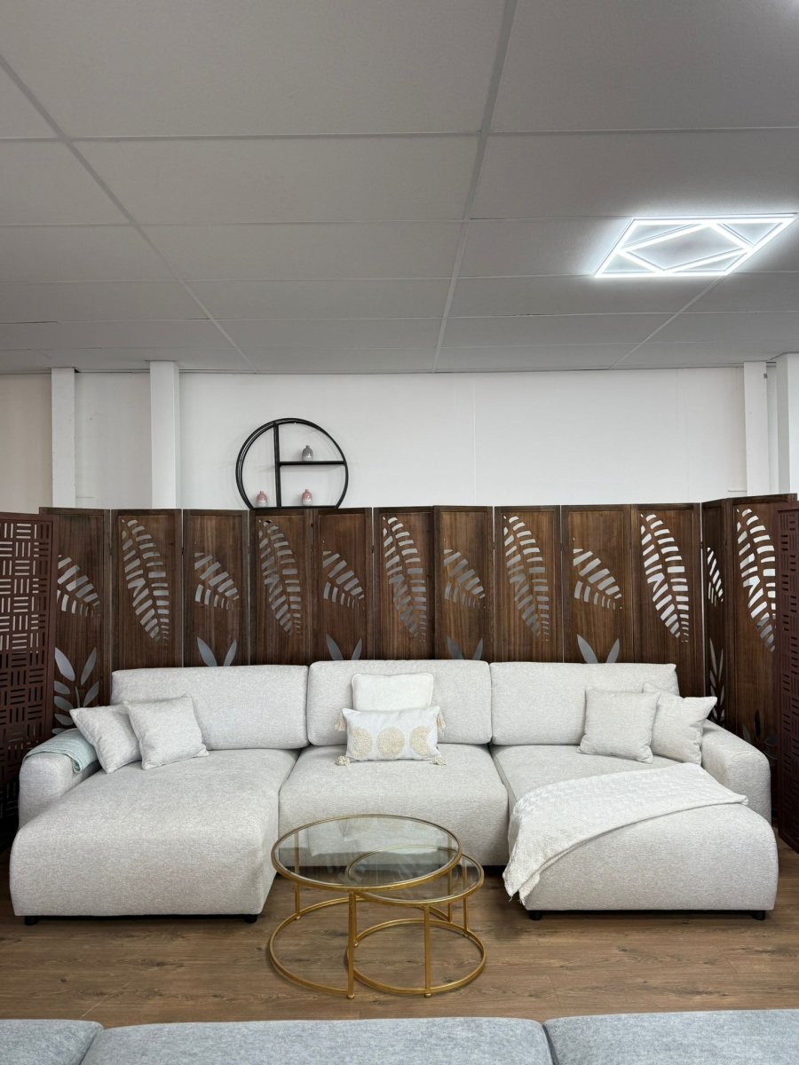 Luma Sofa Beige U Shape Corner - Comfort Furniture