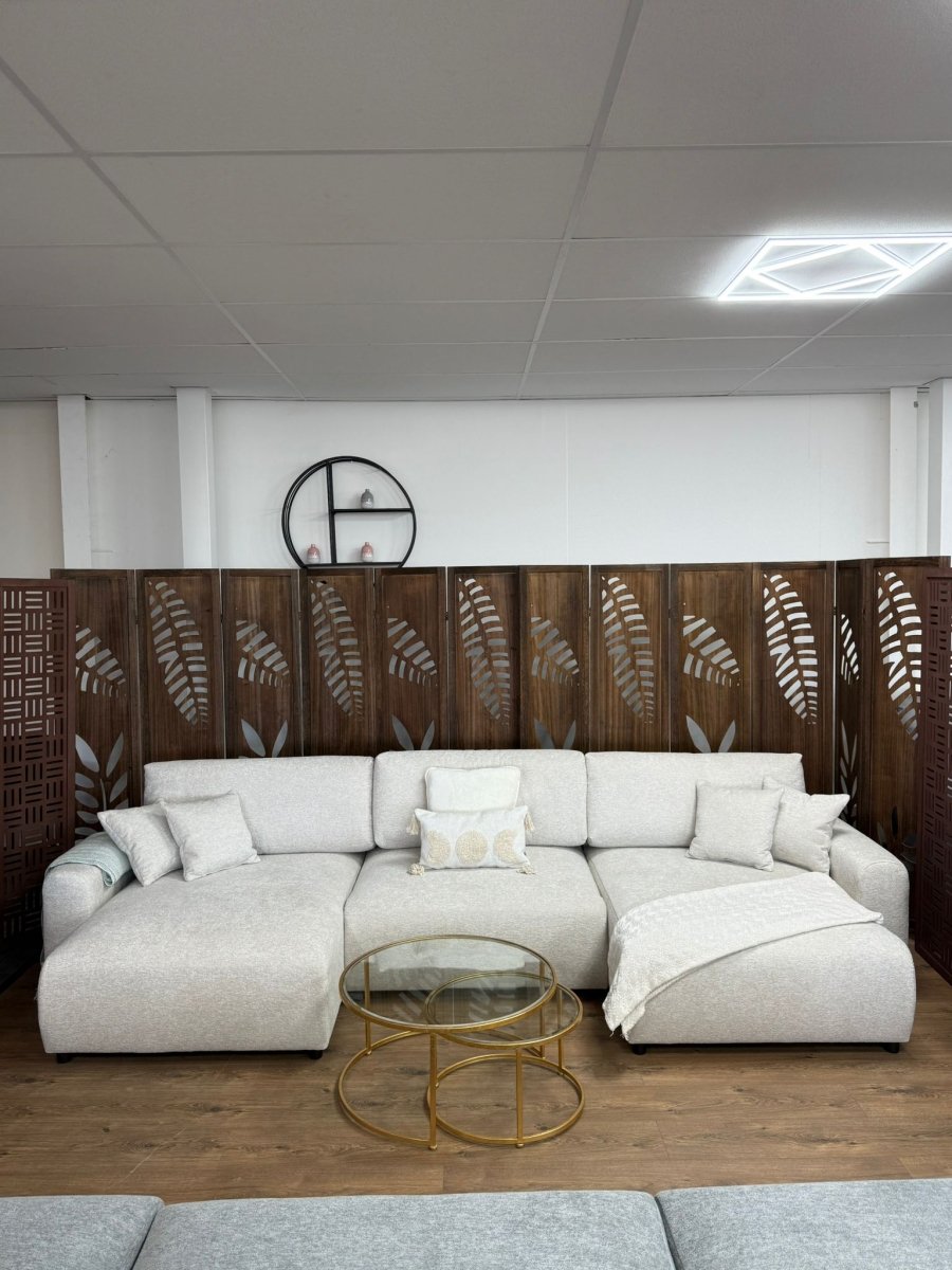 Luma Sofa Beige U Shape Corner - Comfort Furniture
