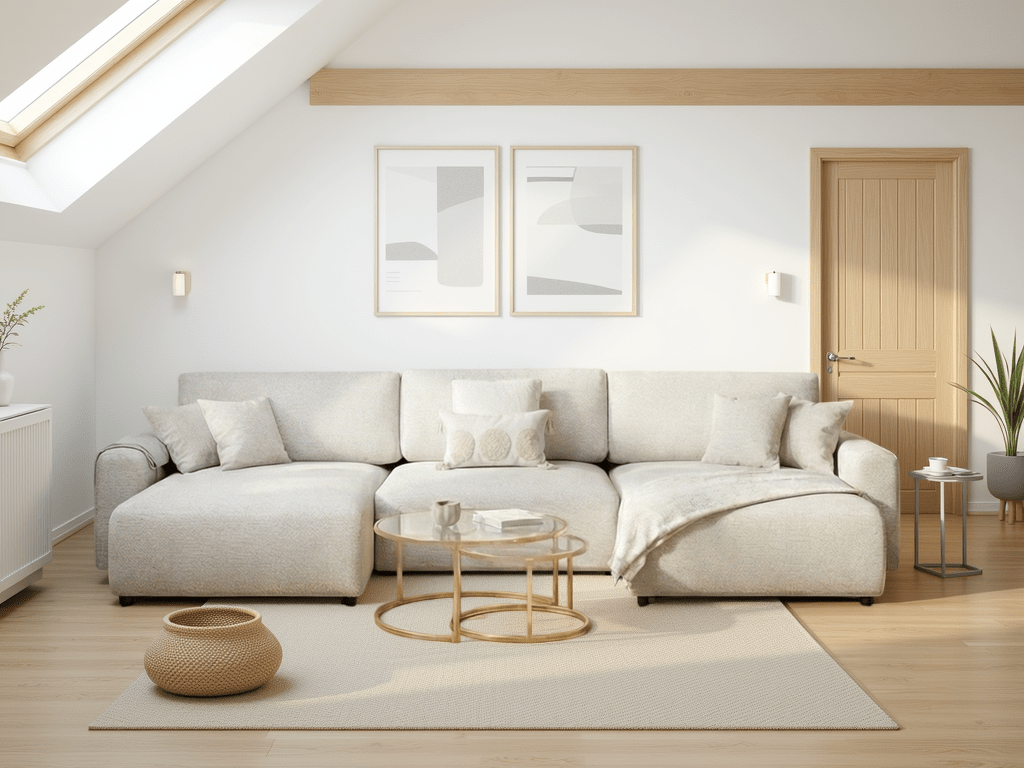 Luma Sofa Beige U Shape Corner - Comfort Furniture