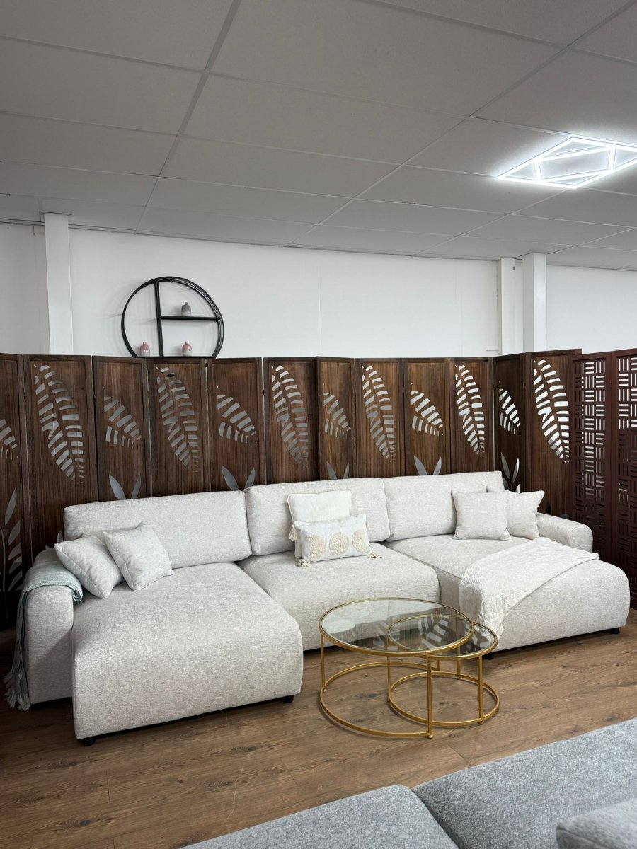 Luma Sofa Beige U Shape Corner - Comfort Furniture
