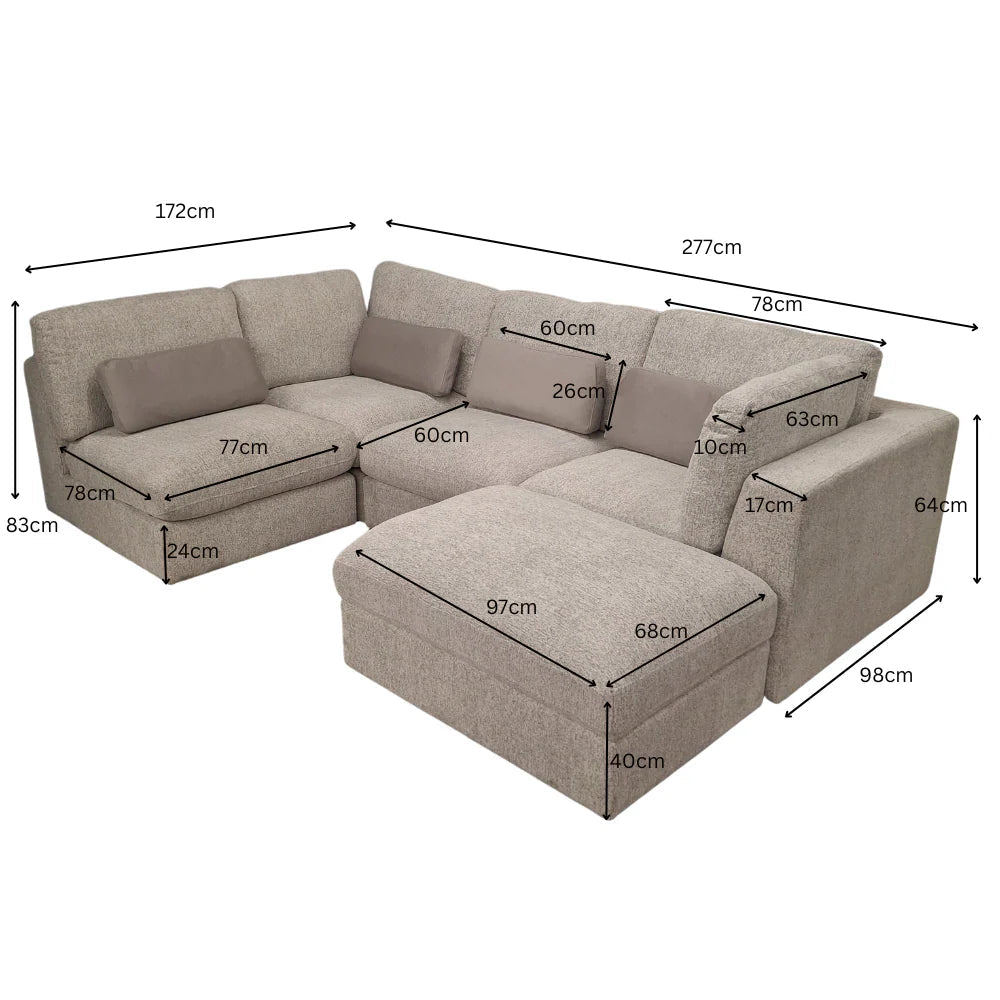 Madison U - Shape Sofa - Comfort Furniture