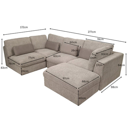 Madison U - Shape Sofa - Comfort Furniture