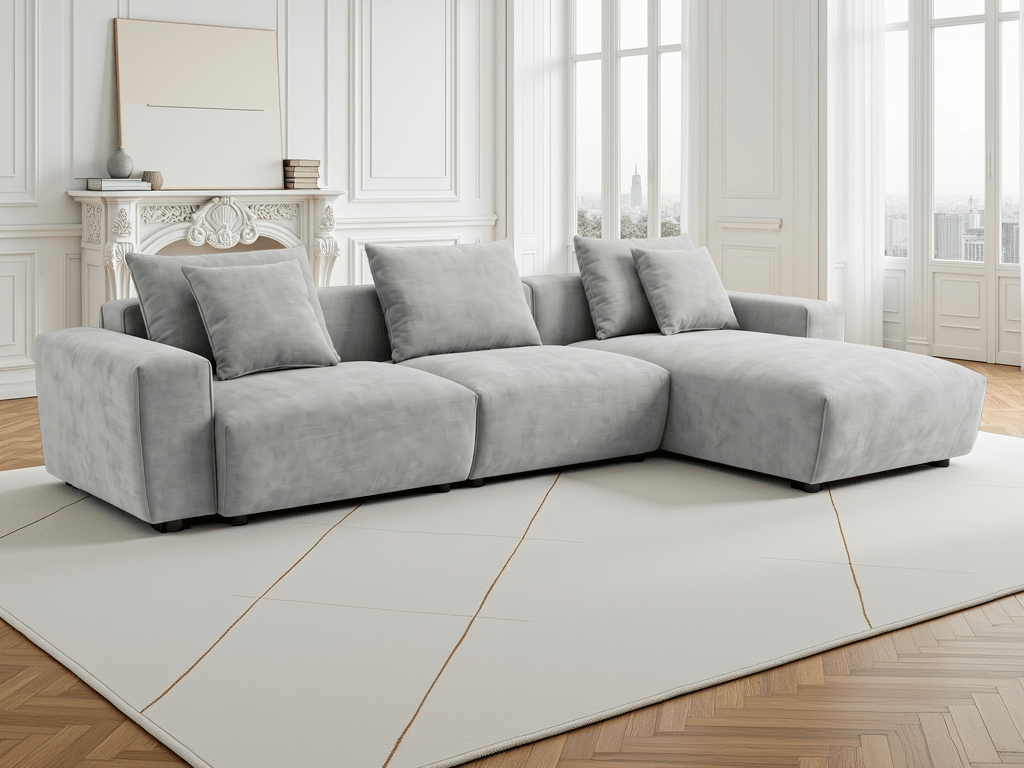 Malibu Sofa Grey Universal Corner - Comfort Furniture