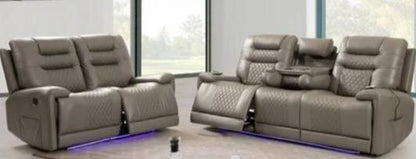 Manchester Leather Sofa Suite 3+2 - Comfort Furniture
