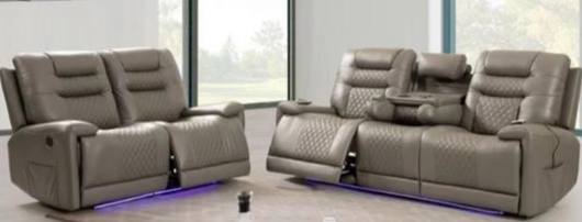 Manchester Leather Sofa Suite 3+2 - Comfort Furniture