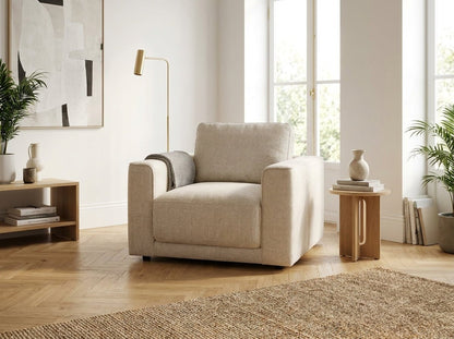 Marlow Sofa Beige Armchair - Comfort Furniture
